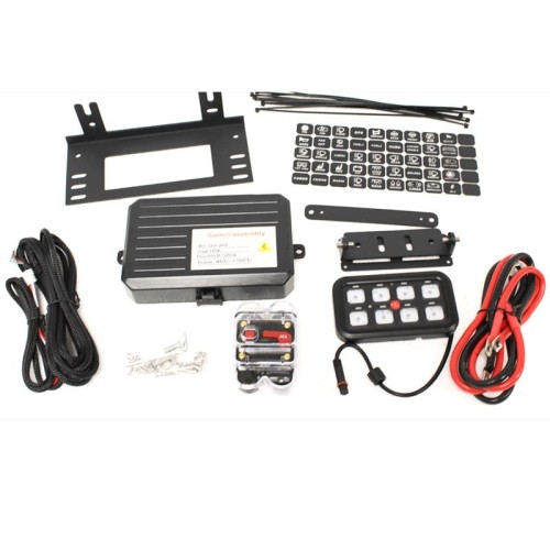 Multi-function 8-way switch panel system