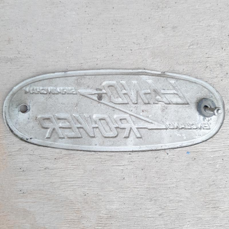 Plaquette Land Rover - Birmingham