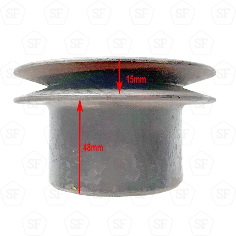 Fan & water pump pulley 2.25L military - used