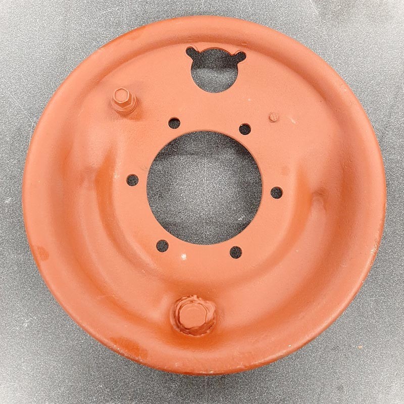 Brake anchor plate assembly rear RHS 1948-58 - reconditioned