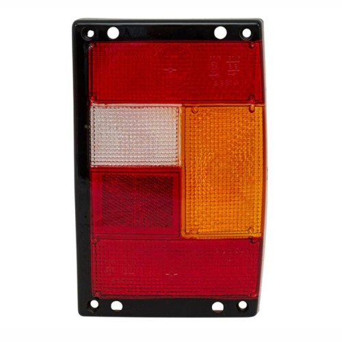 Lens rear RH with fog & black edges