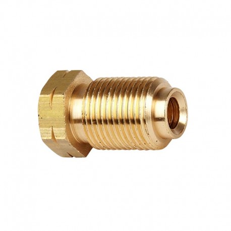 Brass union male M12 x 1mm - 3/16 pipe