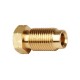 Brass union male M10 x 1mm - 3/16 pipe
