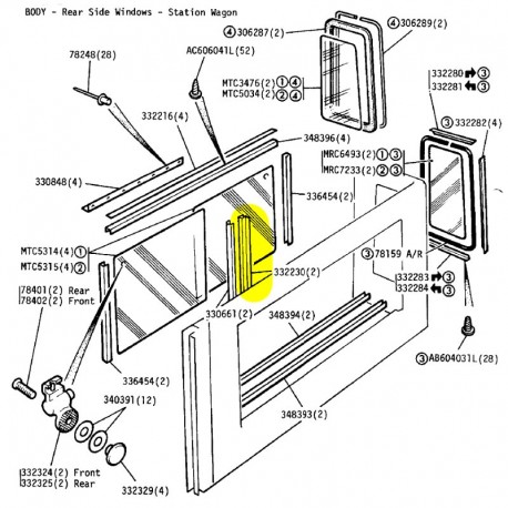 Joint vitre coulissante hard top