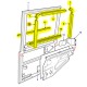 Kit joints de vitre porte arrière gauche