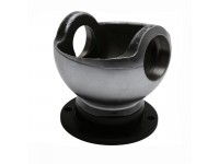 Carter pivots - sphère chromée noire