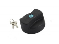 Fuel cap - black - with key