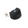 Fuel cap - black - with key