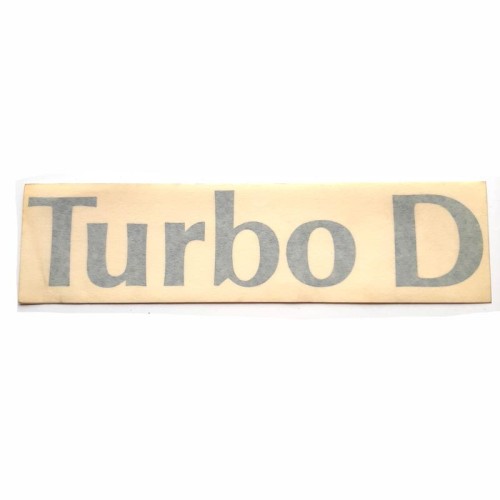 Sticker TurboD - blue color