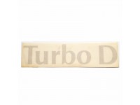 Autocollant Turbo D - couleur beige