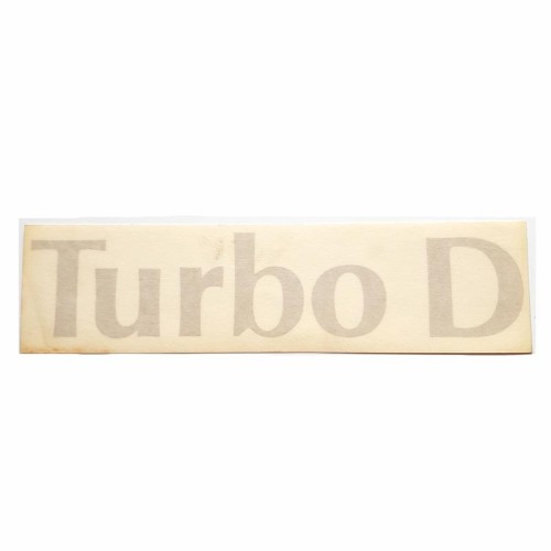 Autocollant Turbo D - couleur beige
