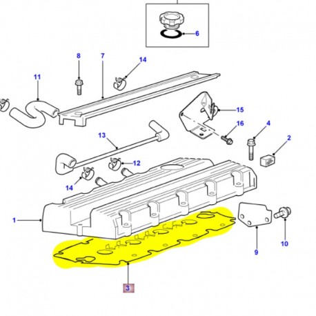 Joint cache culbuteurs - 1,8L