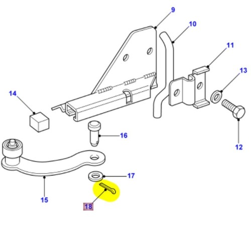 Pin split check strap door