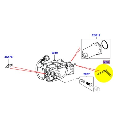 Tube air suspension compressor - L322
