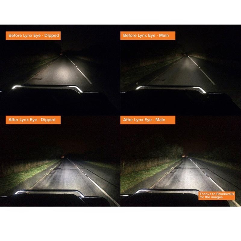 Paire de 2 phares LED LYNX 7"