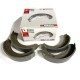 Rear axle brake shoe set