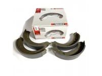 Rear axle brake shoe set