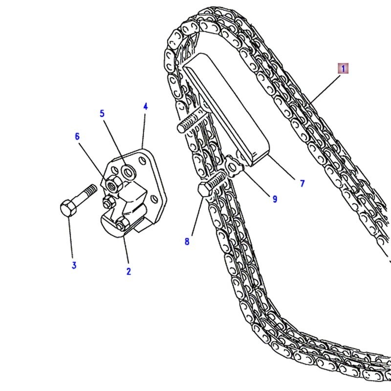 Timing chain 2.25L 5 bearing & 2.5L petrol