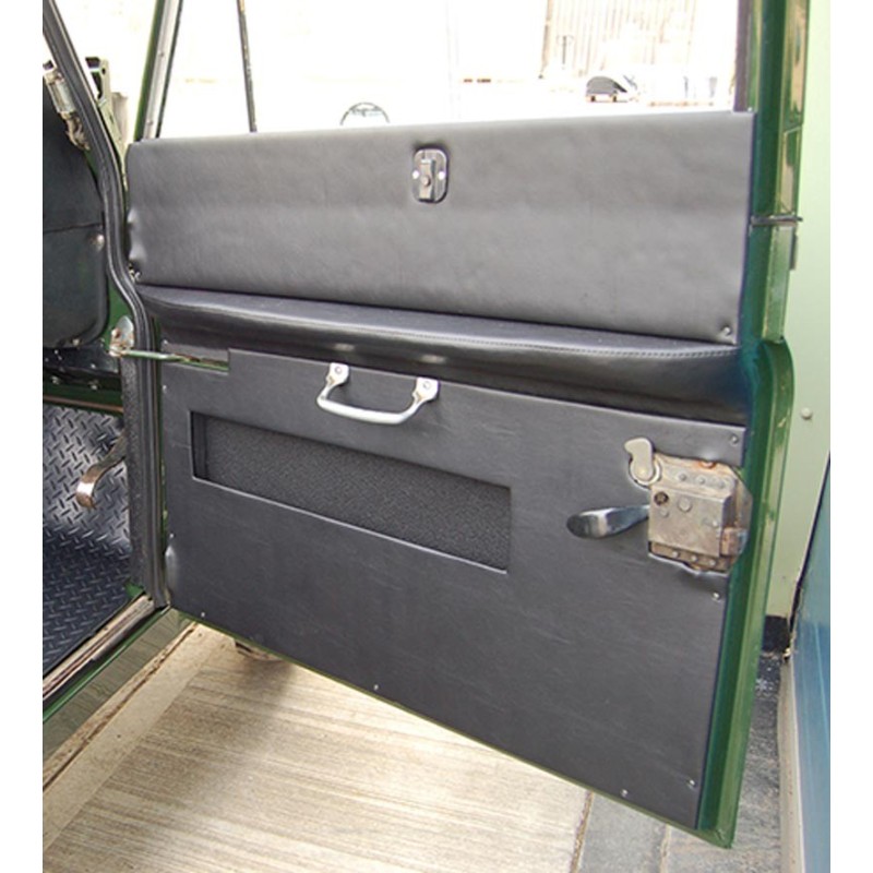 Front door trim set black vinyl - Serie 2/3