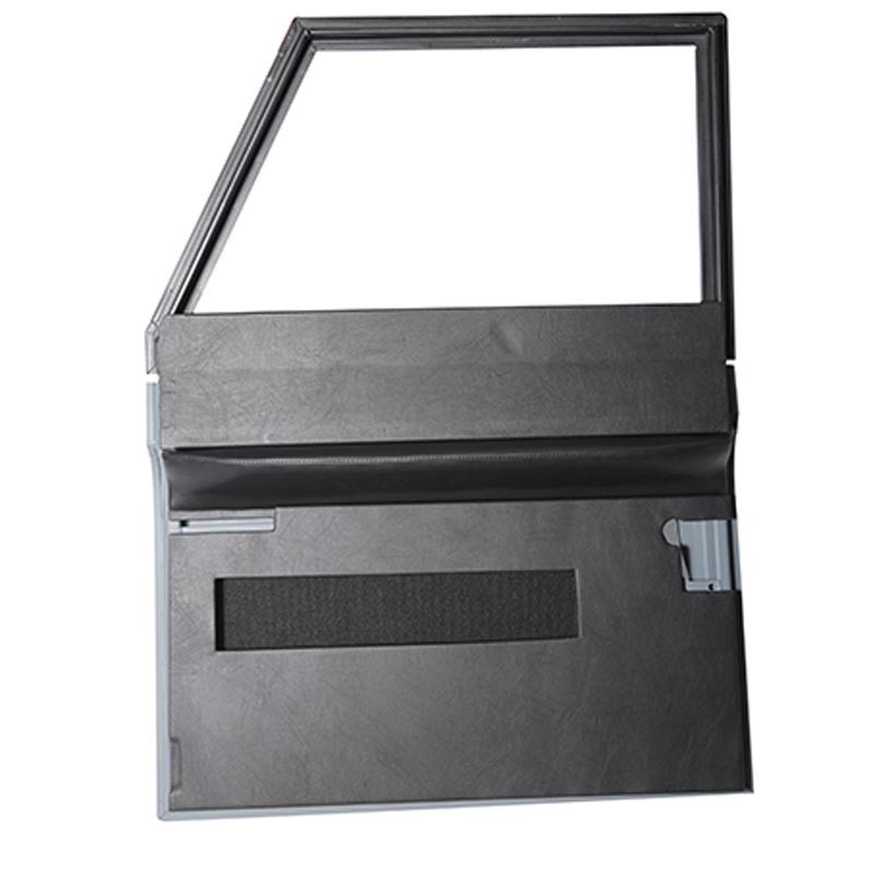 Front door trim set black vinyl - Serie 2/3