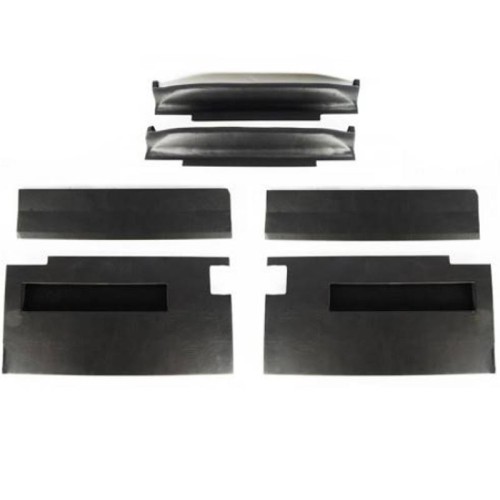 Front door trim set black vinyl - Serie 2/3