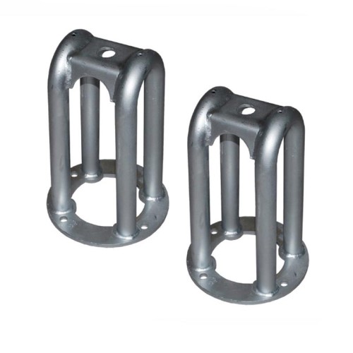 Pair of single shock front turret - standard height