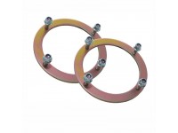 Pair HD front shock absorber turret rings