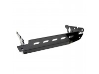 Alloy steering guard with recovery point - black - Defender