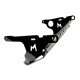 Alloy steering guard with recovery point - black - Defender