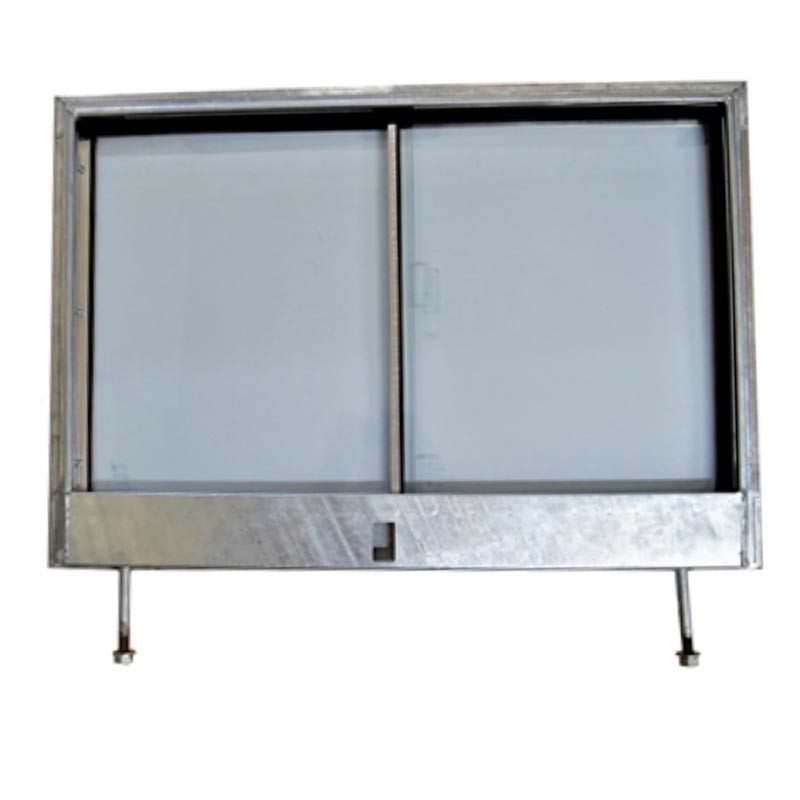 Second row RH top door - glazed