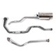 Full exhaust system 88 diesel - 3 bolts to manifold - S/S