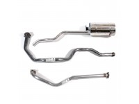 Full exhaust system 88 diesel - 3 bolts to manifold - S/S