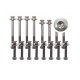 Stainless steel 2nd row door Kit - Def 2007-16