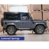 Lowered front springs - pair