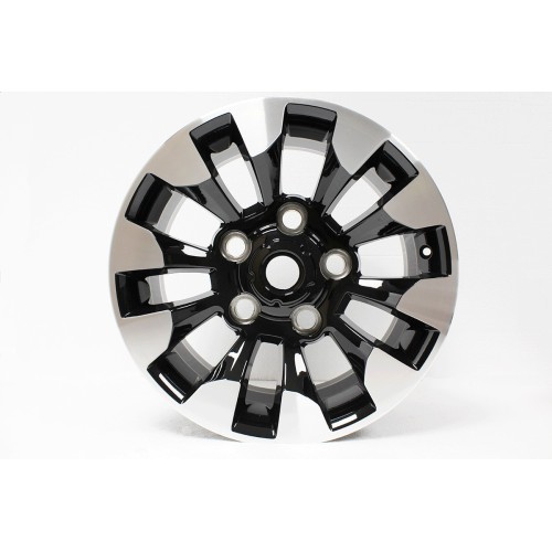 Alloy wheel gloss black Diamond cut - 18x8 ET20