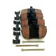 Brake pads set front Def90 - upto 1986