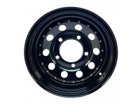 Steel wheel rim 16x7" Black Modular - Tubeless