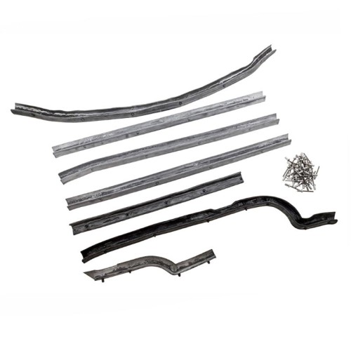 Set 2 second row doors rubber seals RHS