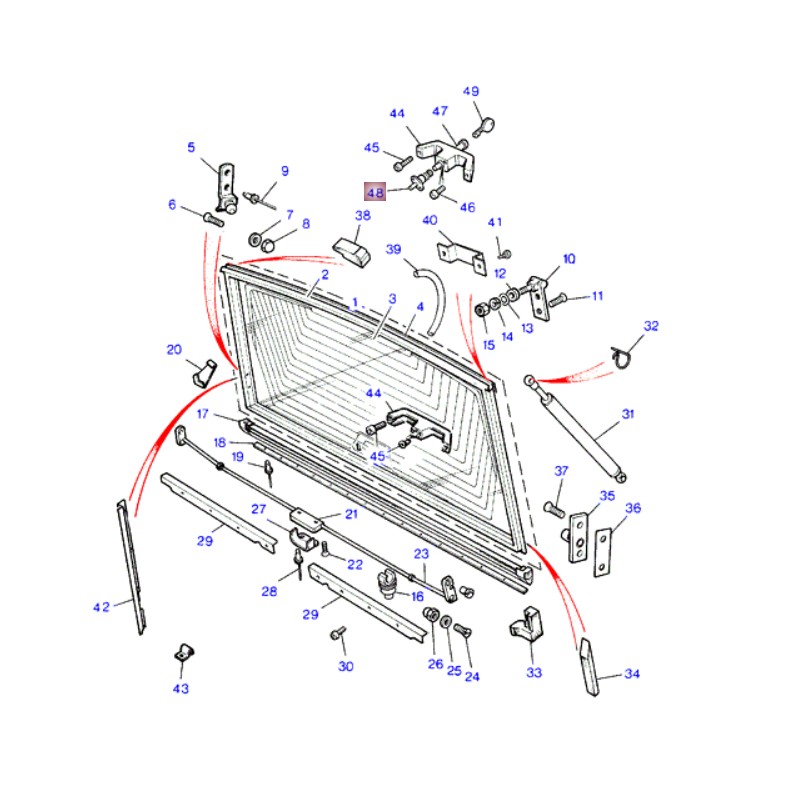 Jeu - Déverrouillage de hayon