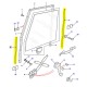 Latte de réglage verticale - glissière vitre de porte avant et arrière latérale