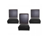 Standard front seat set black vinyl