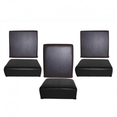 Standard front seat set black vinyl