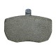 Brake pad set with sensor - front