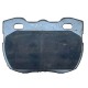 Front brake pad set