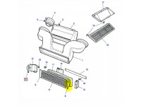 Plastique grille de ventilation intéreur droite