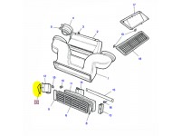 Plastique grille de ventilation intéreur droite