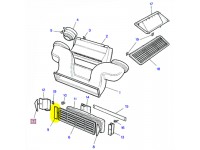 Plastique grille de ventilation extérieure