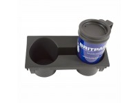 Cubby box double cup holder