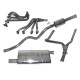 Stainless steel exhaust system for Range V8 3.5L V8 EFI