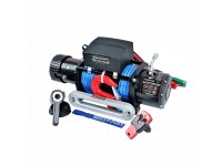 Winch 2.4T 24V with plasma rope & remote controls